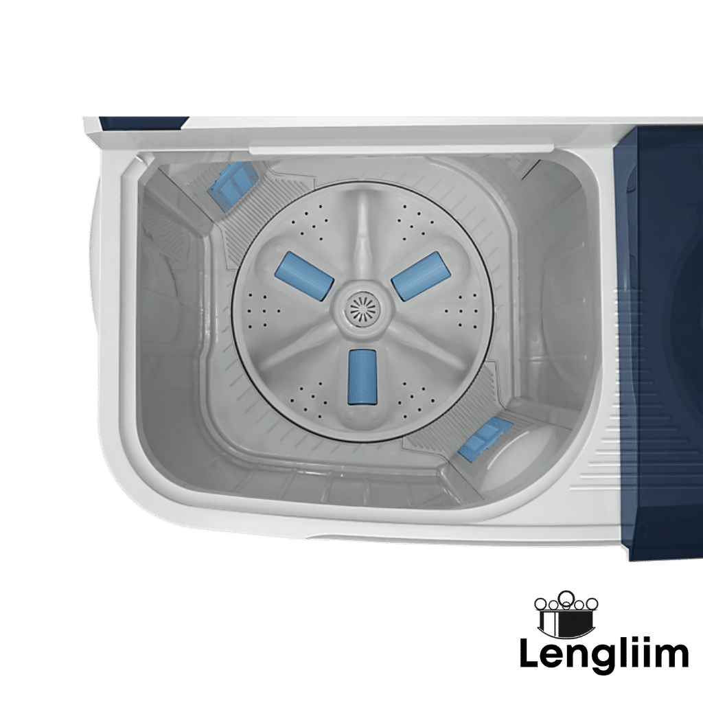 Samsung 8.5 Kg Semi-Automatic Washing Machine (Blue Lid, WT85B4200LL) Wash Tub View