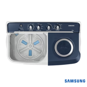 Samsung 9.5 Kg Semi-Automatic Washing Machine (Blue Lid, WT95A4200LL) Top View