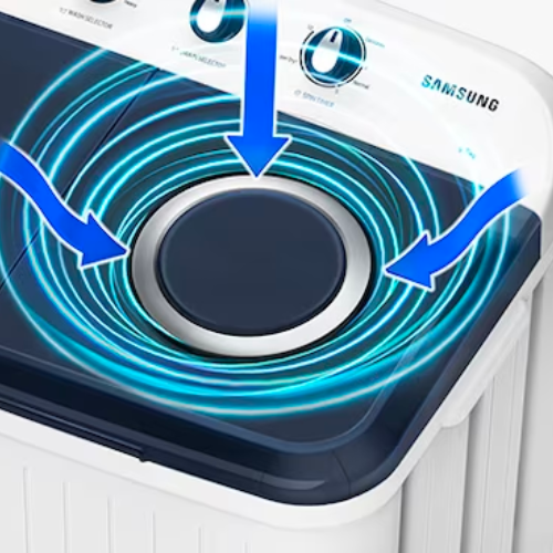 Samsung 9.5 Kg Semi-Automatic Washing Machine (Blue Lid, WT95A4200LL) Air Turbo Drying System