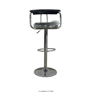 Style Revolving Stool Front View