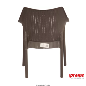 Supreme Furniture Cambridge Plastic Chair (Wenge) Back View