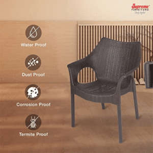 Supreme Furniture Cambridge Plastic Chair (Wenge) Desc 1