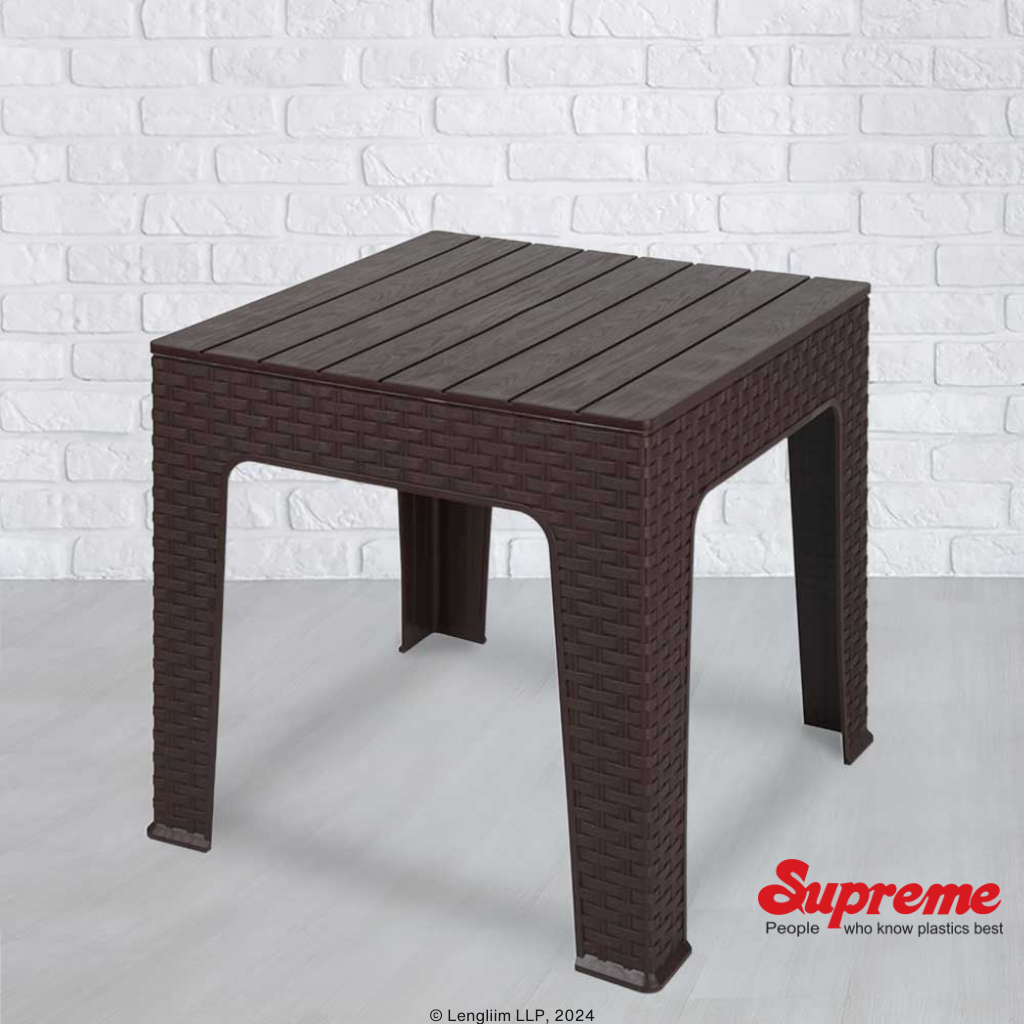 Supreme Furniture Jazz Center Table (Globolus Brown) Front Angle Marketing View