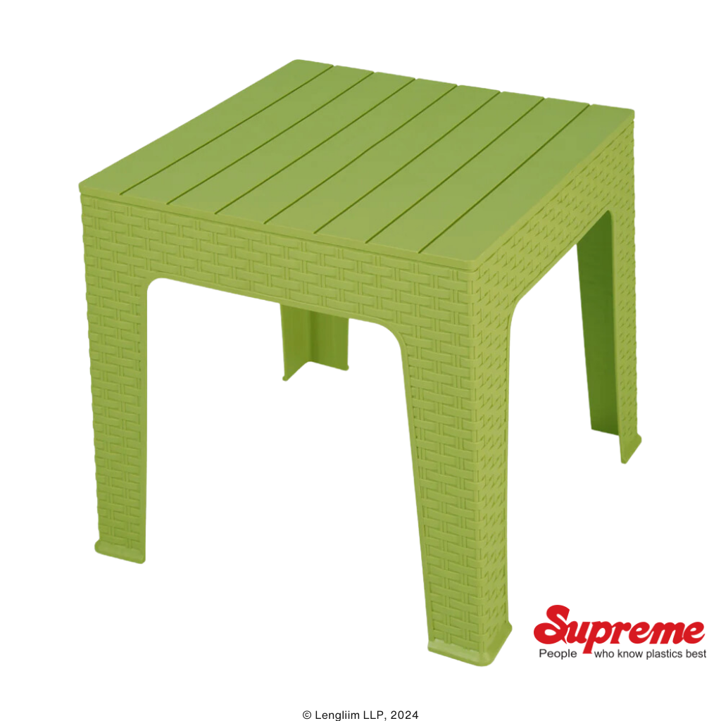 Supreme Furniture Jazz Center Table (Mehendi Green) Front Angle View