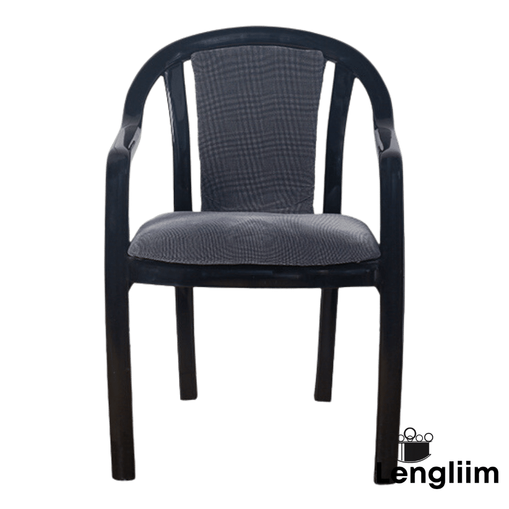 Supreme Furniture Ornate Chair Black Grey Lengliim