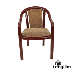 Supreme Furniture Ornate Chair (Rosewood Brown) Front View