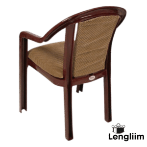 Supreme Furniture Ornate Chair (Rosewood Brown) Back Angle View