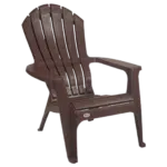 Supreme Furniture Relax Plastic Chair (Globolus Brown) Front Angle View