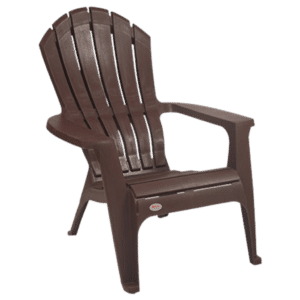 Supreme Furniture Relax Plastic Chair (Globolus Brown) Front Angle View