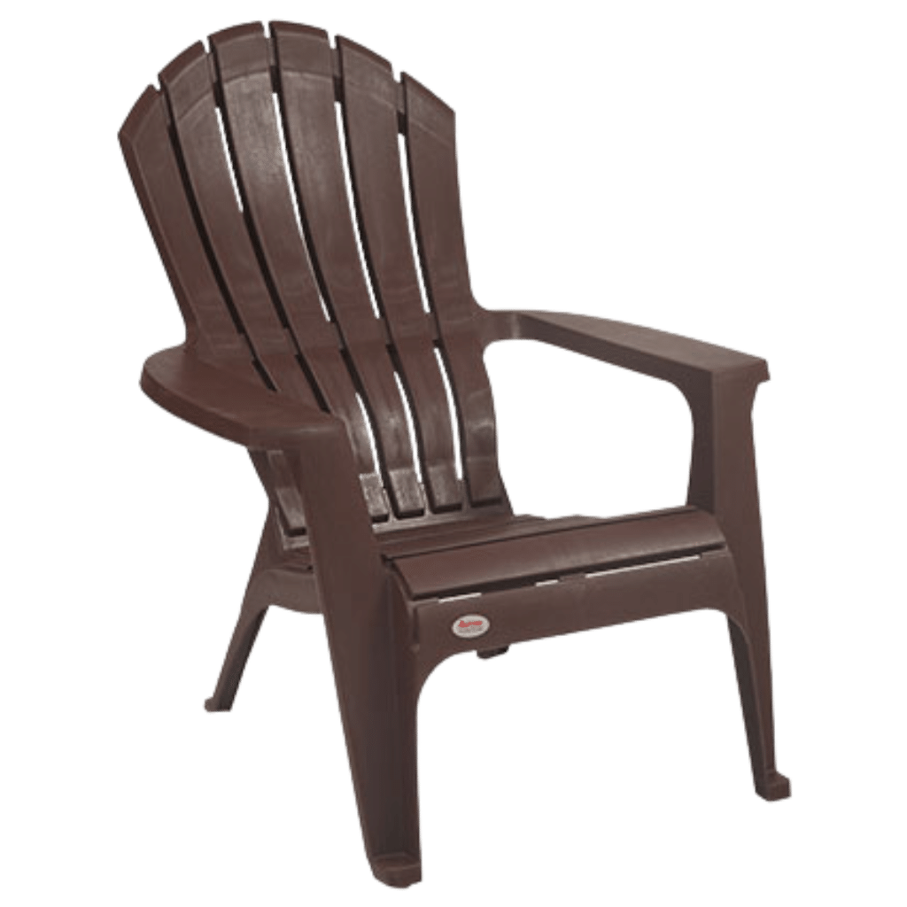 Supreme Furniture Relax Plastic Chair (Globolus Brown) Front Angle View