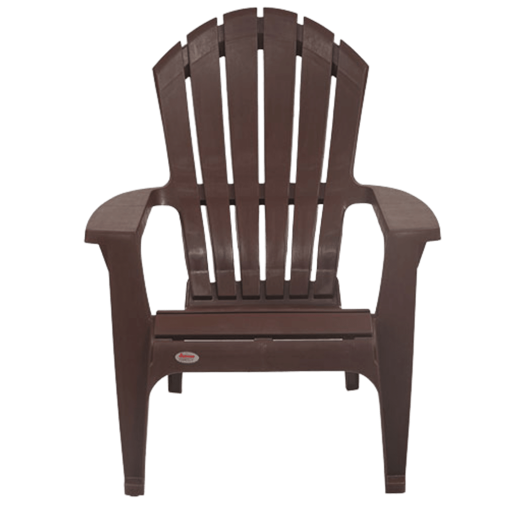 Supreme Furniture Relax Plastic Chair (Globolus Brown) Front View