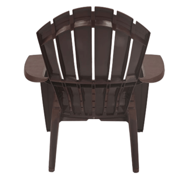 Supreme Furniture Relax Plastic Chair (Globolus Brown) Back View