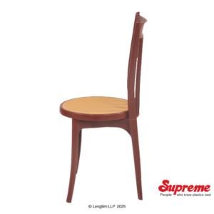 Supreme Furniture Antik Plastic Chair (Globus Brown) - Image 4