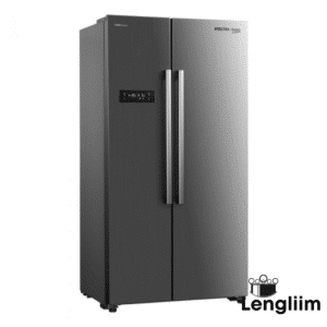 Voltas Beko 565 Liters Side by Side Fridge (Inox, RSB585XPE) Front Angle View