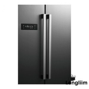 Voltas Beko 565 Liters Side by Side Fridge (Inox, RSB585XPE) Front View with Doors Closed