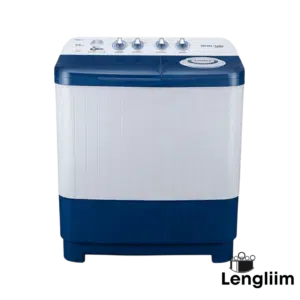 Voltas Beko 7.5 Kg Semi-Automatic Washing Machine (Sky Blue, WTT75DBLT) Front View