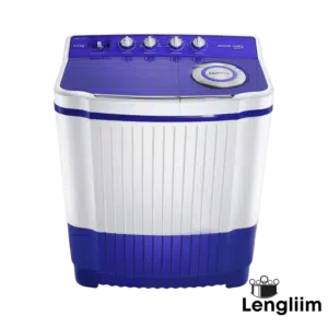 Voltas Beko 8.5 Kg Semi-Automatic Washing Machine (Sky Blue, WTT85ST) Front View