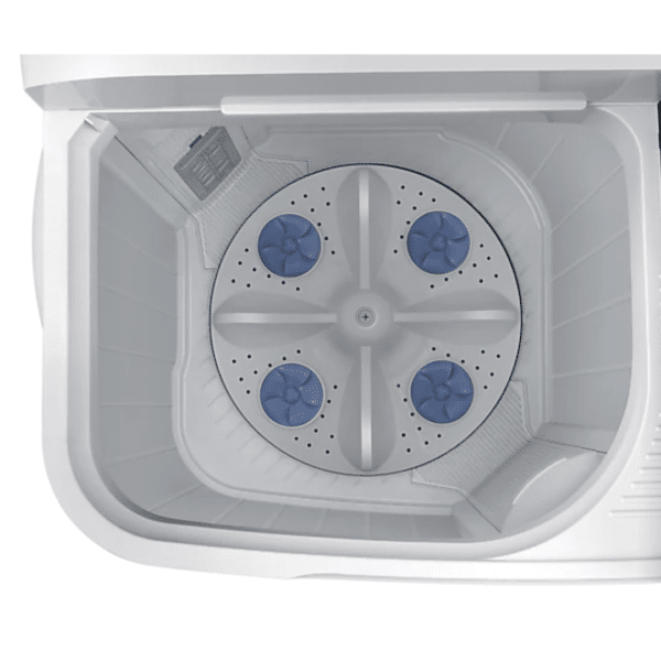 Samsung 7 Kg Semi-Automatic Washing Machine (Gentle Blue Lid, WT70M3200HB) Top View