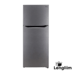 LG 242 Liters 2 Star Frost Free Double Door Refrigerator (Dazzle Steel, GLN292BDSY) Front View