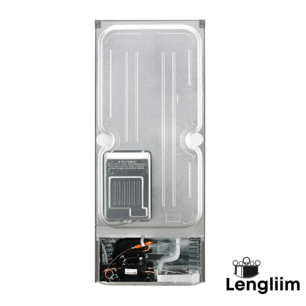 LG 242 Liters 2 Star Frost Free Double Door Refrigerator (Dazzle Steel, GLN292BDSY) Back View