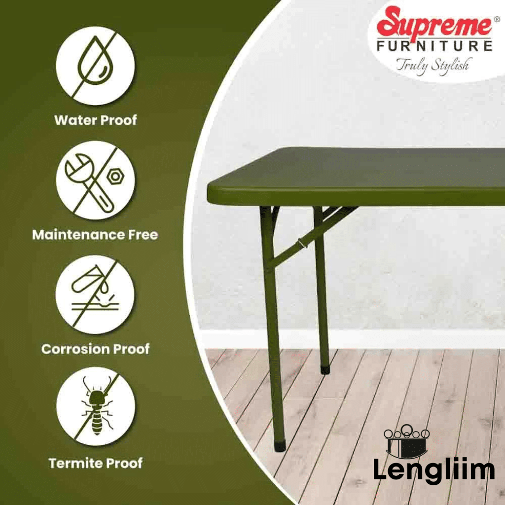 Supreme Furniture Buffet Table (Mehandi Green) infographic 2