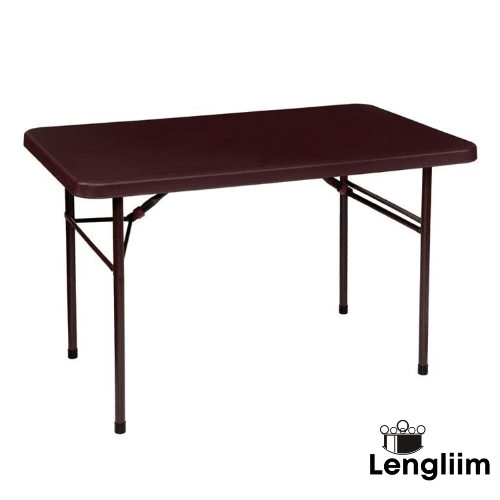 Supreme Furniture Swiss Table (Globolus Brown) Front Angle View