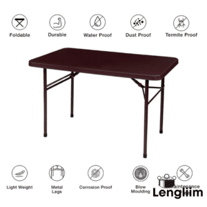 Supreme Furniture Swiss Table (Globolus Brown) Infographic