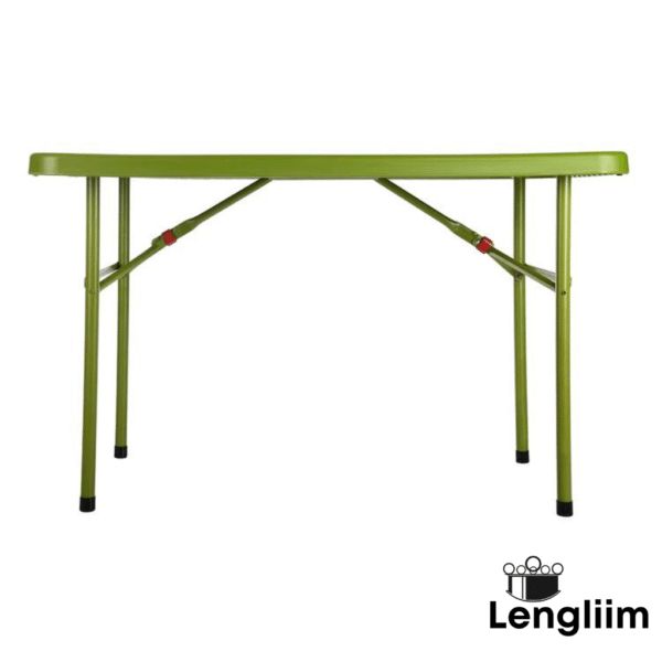 Supreme Furniture Swiss Table (Mehandi Green) Low Side View