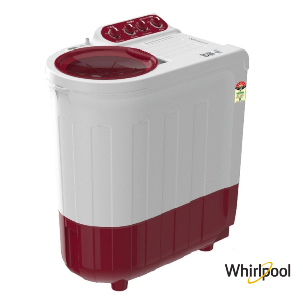Whirlpool 6.5 Kg Semi Automatic Washing Machine (Coral Red, 30254) Front Angle View