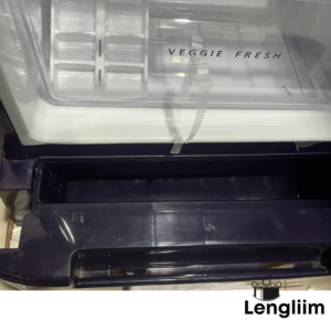 Whirlpool 190 Liters 2 Star Single Door Fridge (Purple Linnea, 72507) Base Drawer View
