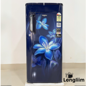 Whirlpool 190 Liters 1 Star Single Door Fridge (Sapphire Gloria, 72865) Front View