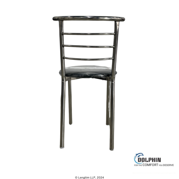Dolphin DF 168 Stainless Steel Dining Chair Back View