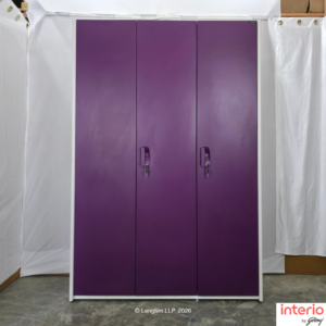 Godrej Interio Neolite 3 Door Steel Almirah (Mulberry) - Image 9