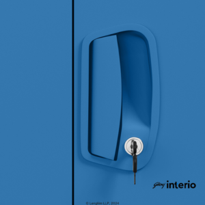 Godrej Interio Neolite 2 Door Steel Almirah (Bluejay) Door Handle