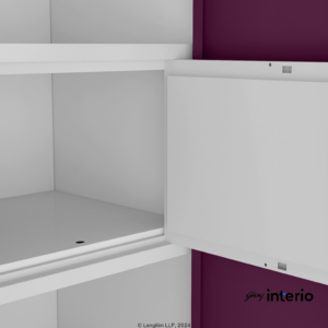 Godrej Interio Neolite 2 Door Steel Almirah (Mulberry) Locker