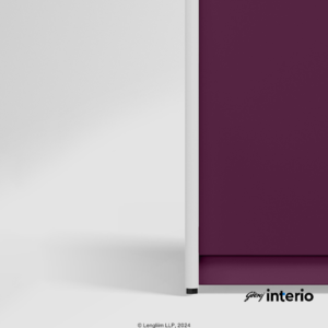 Godrej Interio Neolite 2 Door Steel Almirah (Mulberry) Bottom View