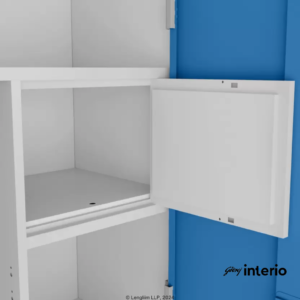 Godrej Interio Neolite 3 Door Steel Almirah (Bluejay) Locker