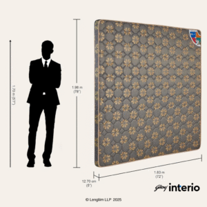 Godrej Interio Mattress Dr Jogy King Size 5 Inches (78 72 5) - Image 5