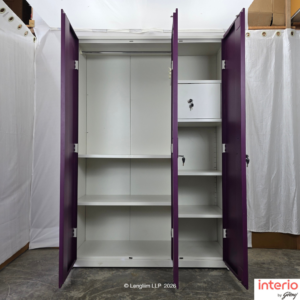 Godrej Interio Neolite 3 Door Steel Almirah (Mulberry) - Image 12