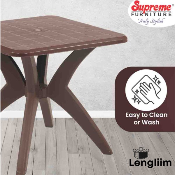 Supreme Dinner Table (Globus Brown) 3