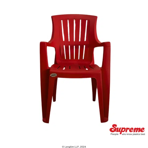 Supreme Furniture Turbo Plastic Chair (Red) - Lengliim