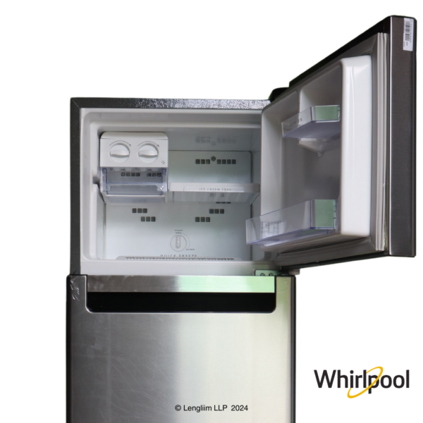 Whirlpool 210 Liters Triple Door Fridge (Alpha Steel, 20807) Freezer Box