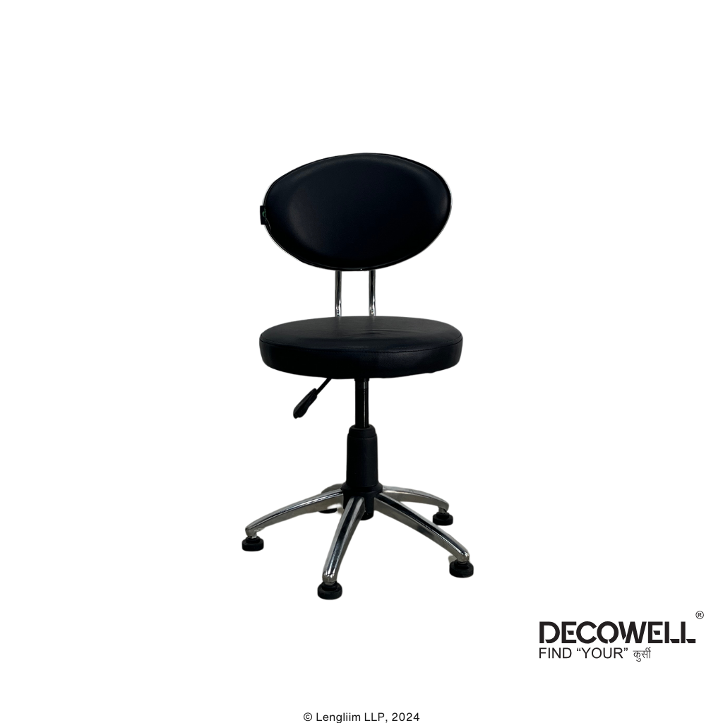 Dolphin DF 162 Revolving Stool with Back Panel Front View