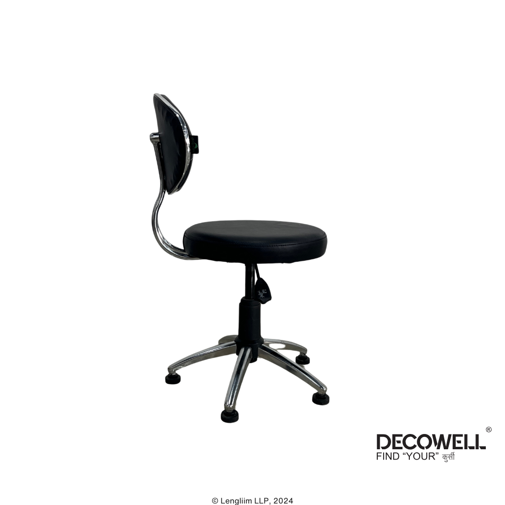 Dolphin DF 162 Revolving Stool with Back Panel Right View