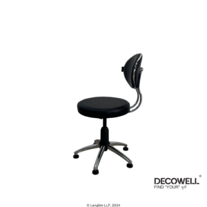 Dolphin DF 162 Revolving Stool with Back Panel Left View