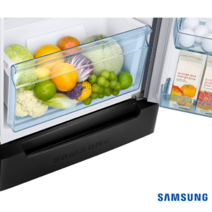 Samsung 236 Liters Base Stand Drawer Double Door Fridge (Bouquet Silver, RT28C3832QB) Vegetable Box View