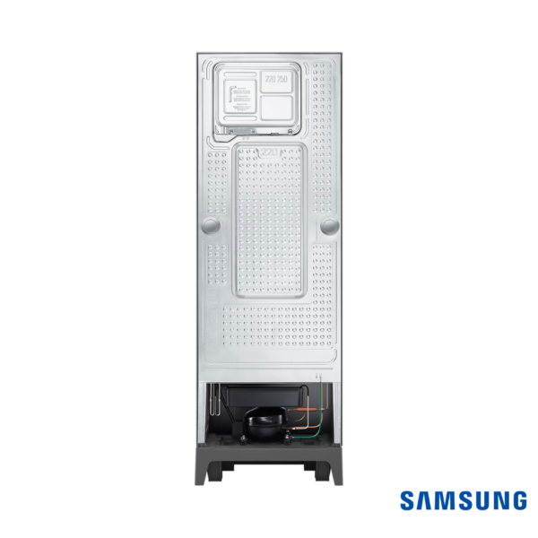 Samsung 236 Liters Base Stand Drawer Double Door Fridge (Bouquet Silver, RT28C3832QB) Back View