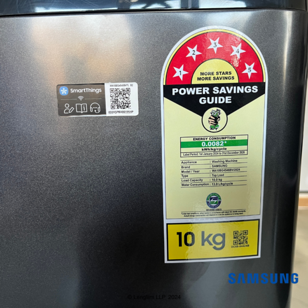 Samsung 10 Kg Top Load Fully Automatic Washing Machine (Black Caviar, WA10BG4546BVTL) Actual Star Rating