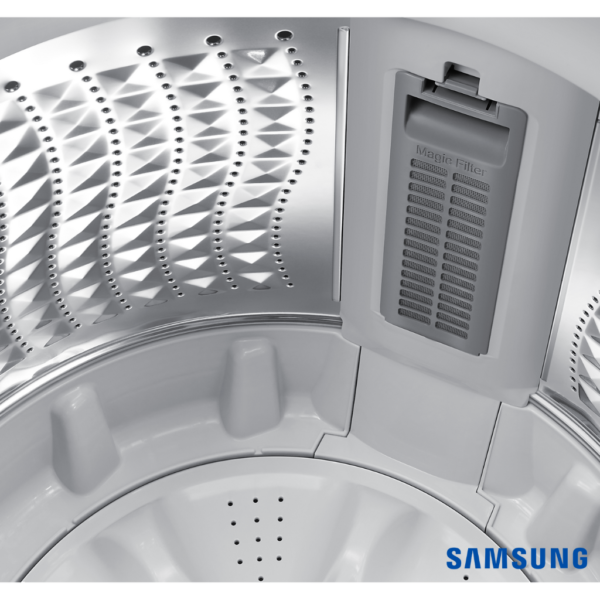 Samsung 10 Kg Top Load Fully Automatic Washing Machine (Black Caviar, WA10BG4546BVTL) Magic Filter View