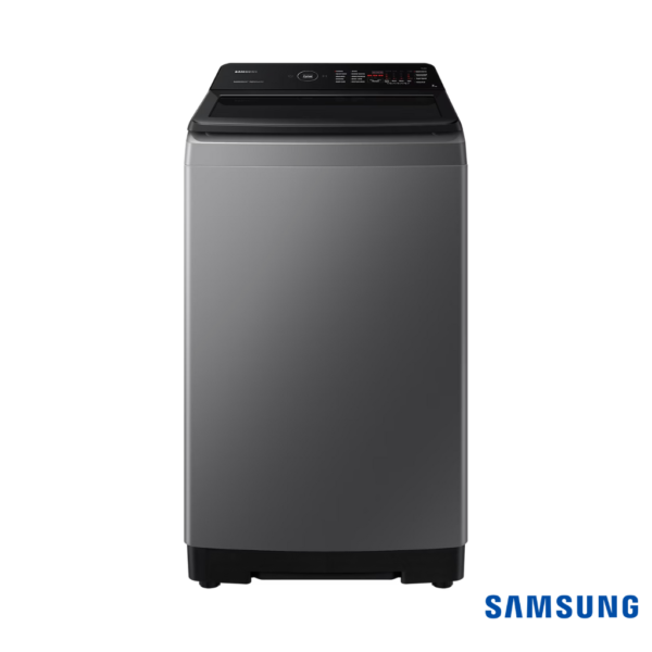 Samsung 7 Kg Ecobubble™ Top Load Fully Automatic Washing Machine (Dark Gray, WA70BG4545BD) Front View